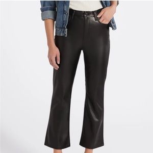 Pistola Lennon Faux Leather Crop Bootcut